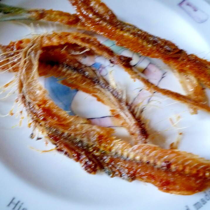 イワシの中骨で 骨せんべいカレー風味 レシピ 作り方 By ばーちゃお 楽天レシピ イワシの中骨で 骨せんべいカレー風味 レシピ 作り方 By ばーちゃお 楽天レシピ